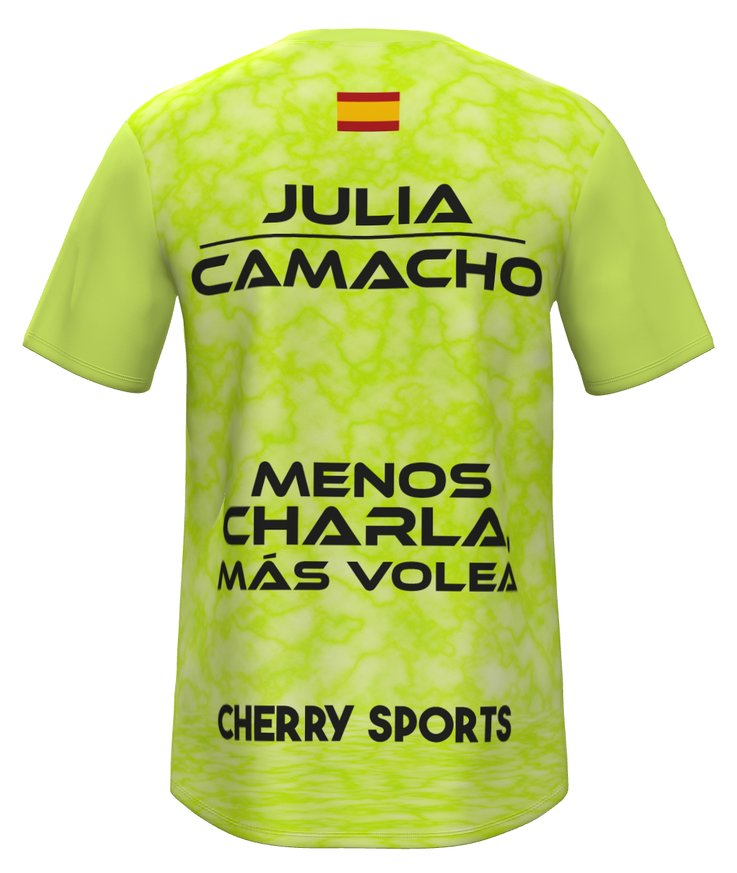 Camiseta Pádel "Menos charla, más volea"