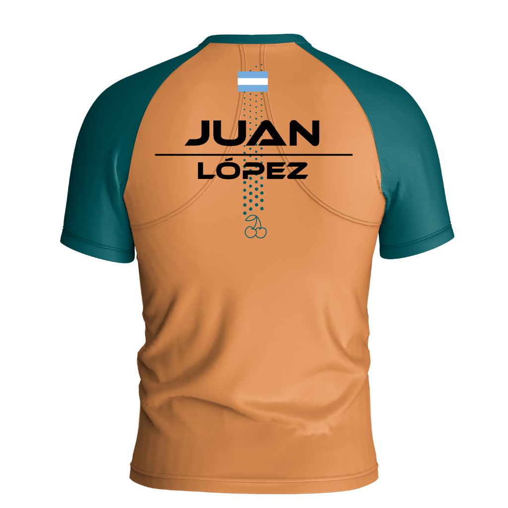 Camiseta Pádel Ranglán Orange