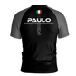 Padel Ranglan Black T-Shirt