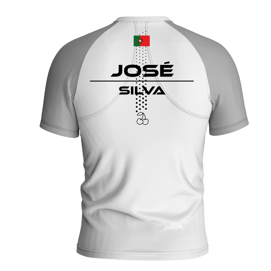 Camiseta Pádel Ranglán White