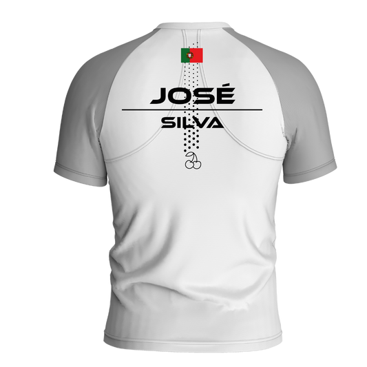 Camiseta Pádel Ranglán White