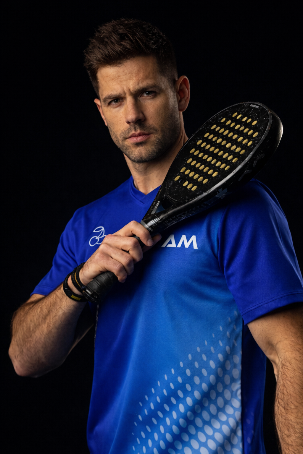 Camiseta Pádel Apower azul