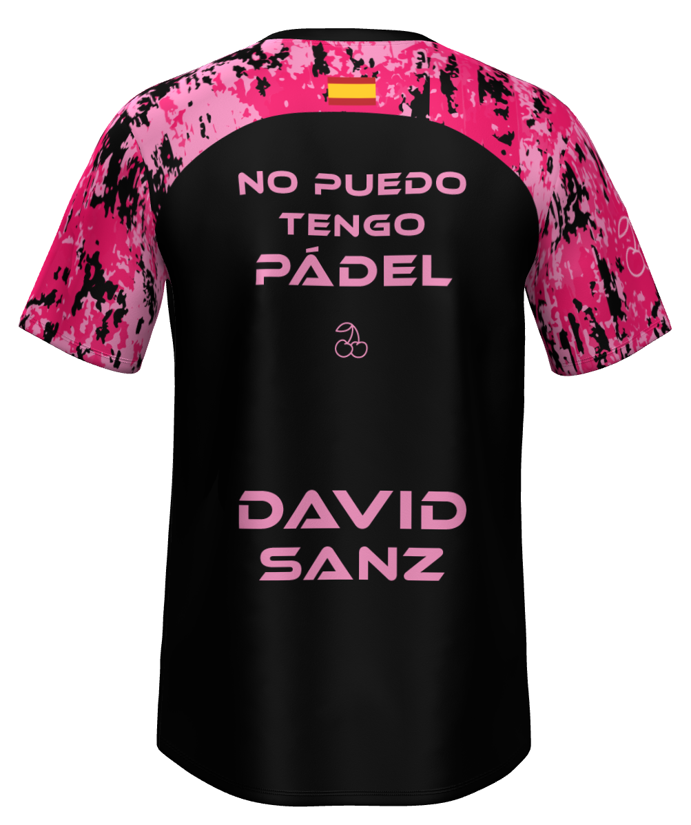 Camiseta Black "No puedo tengo pádel"