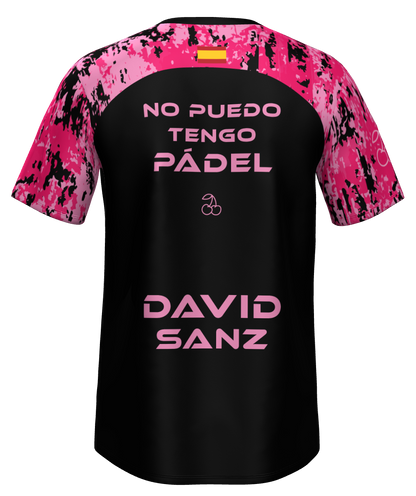 Camiseta Black "No puedo tengo pádel"