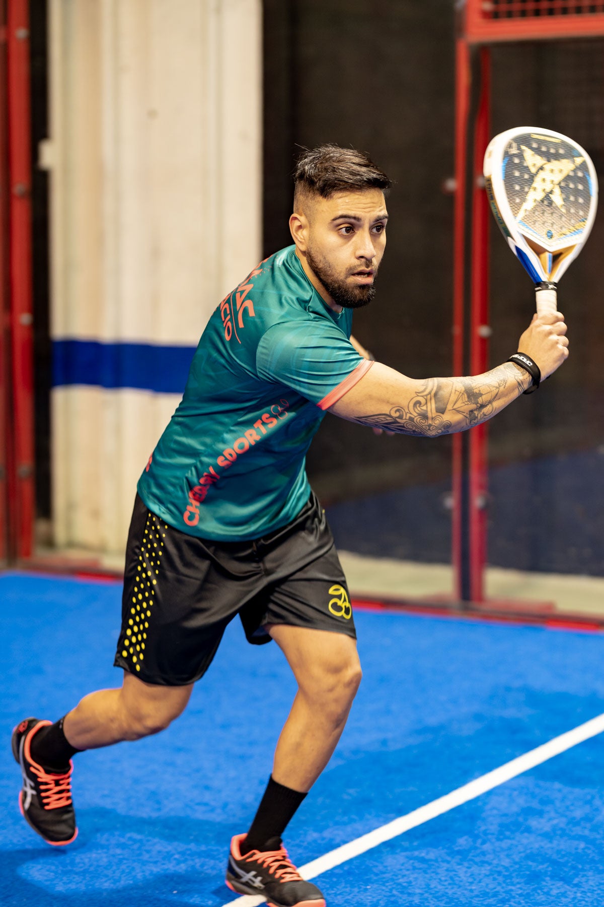 CAMISETA PRO. CORAL FLUOR - Indian Padel